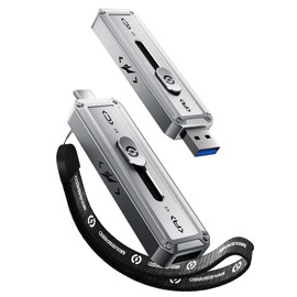 MOVE SPEED 1TB External SSD, 2100MB/s TLC Reliable Transfer Portable SSD with USB 3.2 Gen2x2 + Type C, Cool USB Drive for Phone/Windows/Mac (SP20)