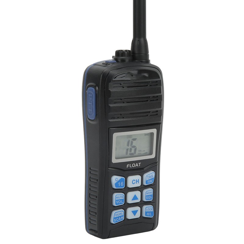 Marine Walkie Talkie Handheld IP67 Waterproof Floating 5W VHF Transceiver