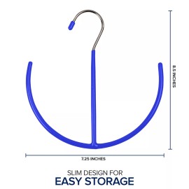 Easyview Belt Scarf Hanger Space Saving Organizer Hanging Multi Purpose Ties Shoe 2 pack