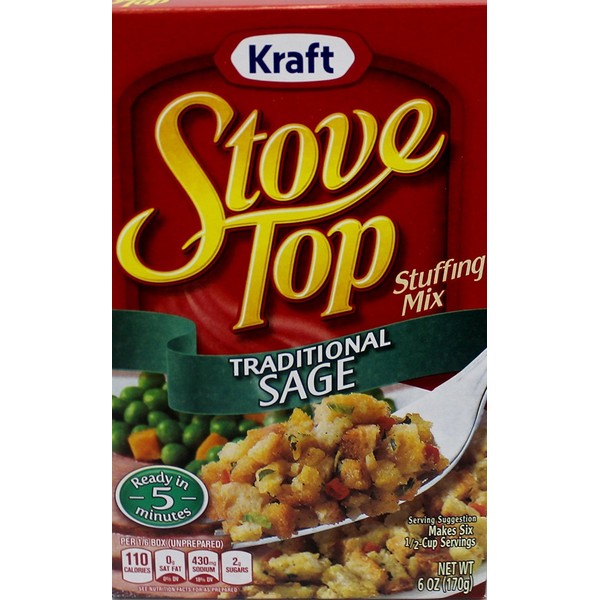 Kraft Stove Top Traditional Sage Stuffing Mix (Pack of 3)