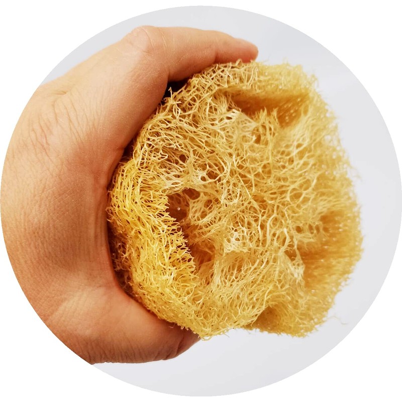 100% Natural Loofah Loofah Scrubbing Scourer Natural Color Unbleached Safe