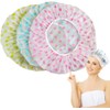 3 Piezas Gorros De Baño Impermeable Para Mujer Para El
