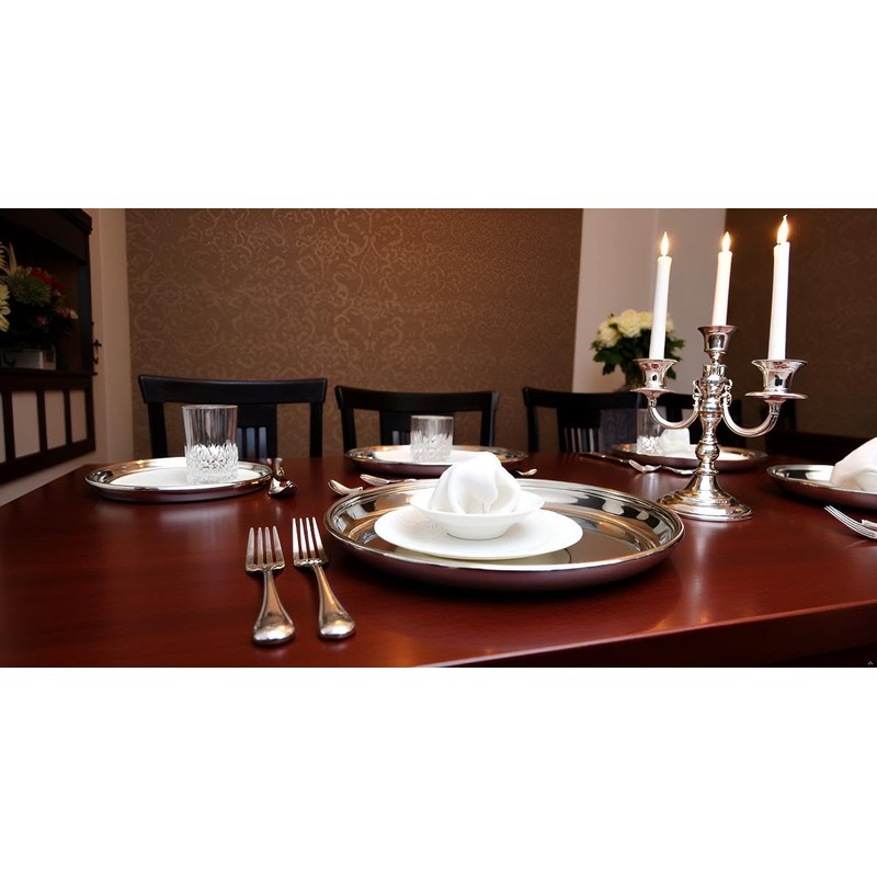 Silver Jug Bremen Tray Round 21.5 cm Premium Silver Plated