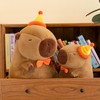 Arkdorz Cute Birthday Capybara Plush,12inch Kawaii Capybara Stuffed Animal Soft