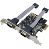 LogiLink PCI Express Card with 2x Serial Ports (RS232, 9-pin)