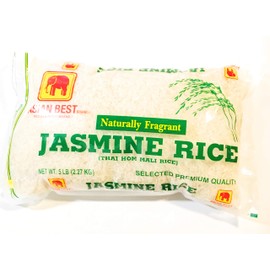 Red Elephant Brand Jasmine Rice 5 Lbs ( 2 Pack)