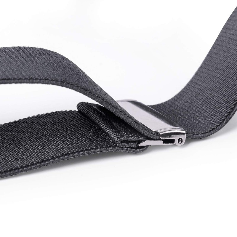 BLUEHEART Suspenders, Men's Suspenders, Adjustable, X-Shaped, Wide, 1.4 inches (35