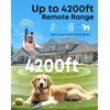 Dog Shock Collar with Remote, 4200FT Range, Fits 5-120 lbs