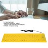 Foldable Silicone Keyboard 108 Keys Silicone Foldable USB Wired Waterproof