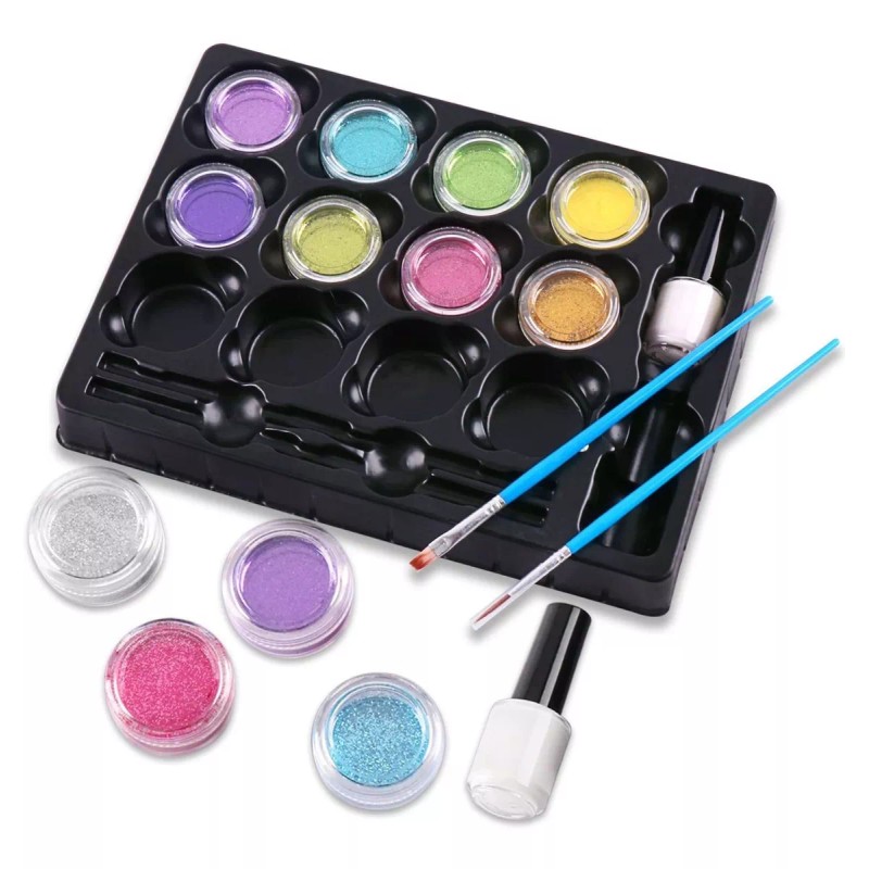 Maydear Kit De Tatuaje Con Purpurina Con 6 Grandes Purpurina