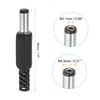 PATIKIL 5.5x2.1mm DC Male Plug Power Supply Ends, 20 Pack