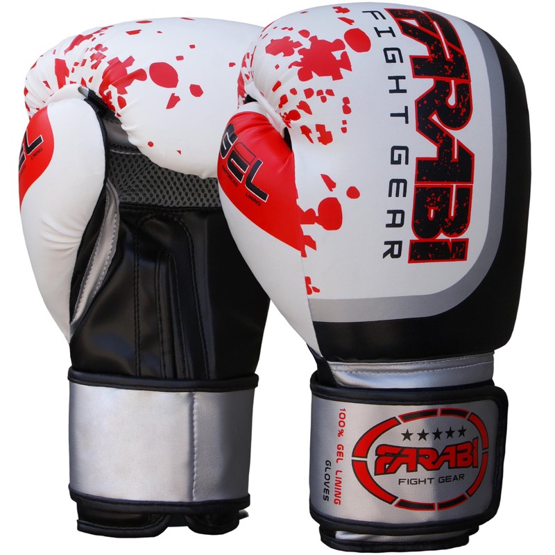 Farabi Boxing Gloves Sparring Punching Bag Training Bag Mitt Gel