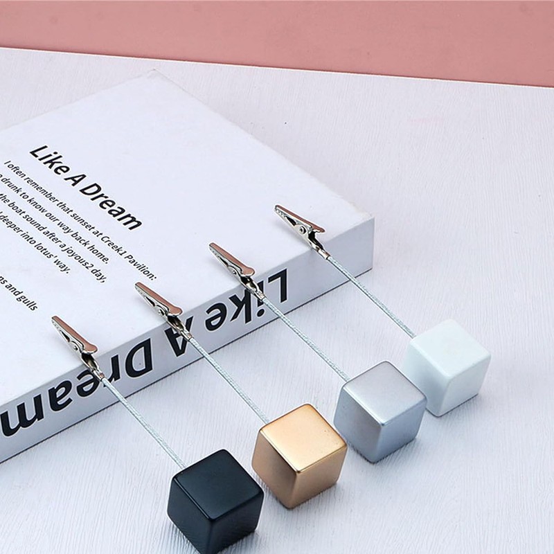 4Pcs Memo Clip Holders Stand with Alligator Clasp Pictures Card