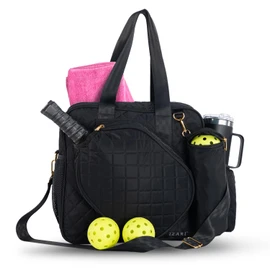 IZARI Designer Pickleball Bag For Women With Fence Hook | Original Quilted Sports Bag for Pickle Ball