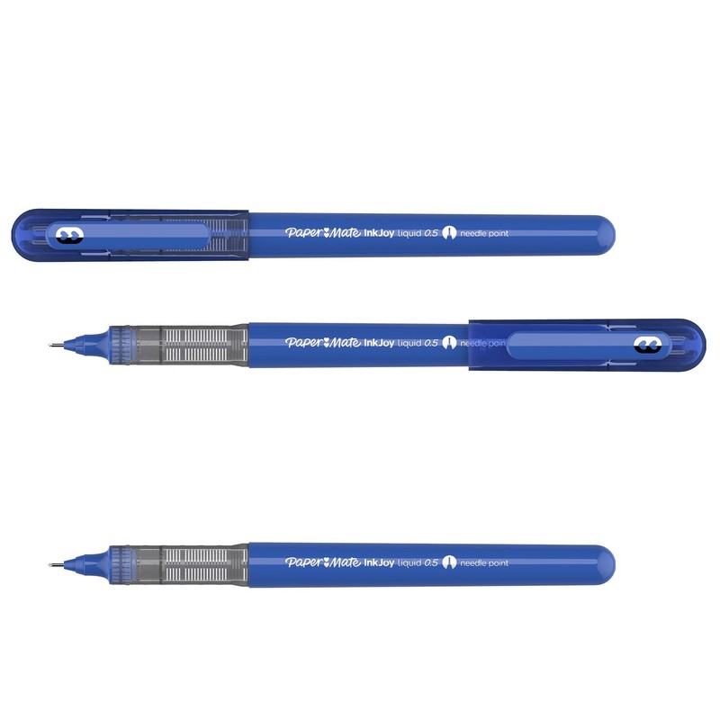 Paper Mate "InkJoy" Rollerball Needle Point Pen - Blue