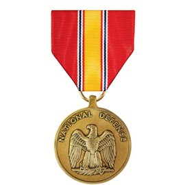 United States Military Armed Forces Full Size Medal - National Defense