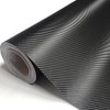 DIYAH DIYAH 3D Black Carbon Fiber Film Twill Weave Vinyl