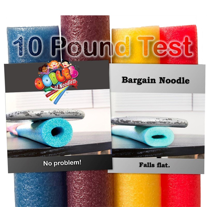 Oodles of Noodles Deluxe Foam Pool Swim Noodles - 6