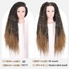 FANCEE DE Dreadlocks Extensions Straight Double Ended Dreads 10 Strands