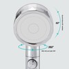 Turbine Fan Shower Head Shower Hose High Pressure 360 °