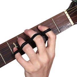 LOYELEY Guitar Bass Banjo Piano Finger Trainer Resistance Training Band Strengthening Finger Distance Adjustable Finger Speed System Hand Strengthener Accessories Guitar Practice Equipment Finger
