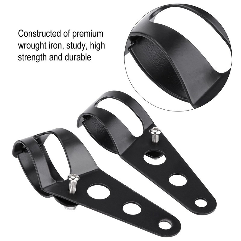KIMISS Fork Headlight Mount, 35-43mm Motorcycle Headlight Mount, Fork Tube