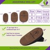 Adjustable 1 Inch Orthopedic Heel Lift for Heel Pain and