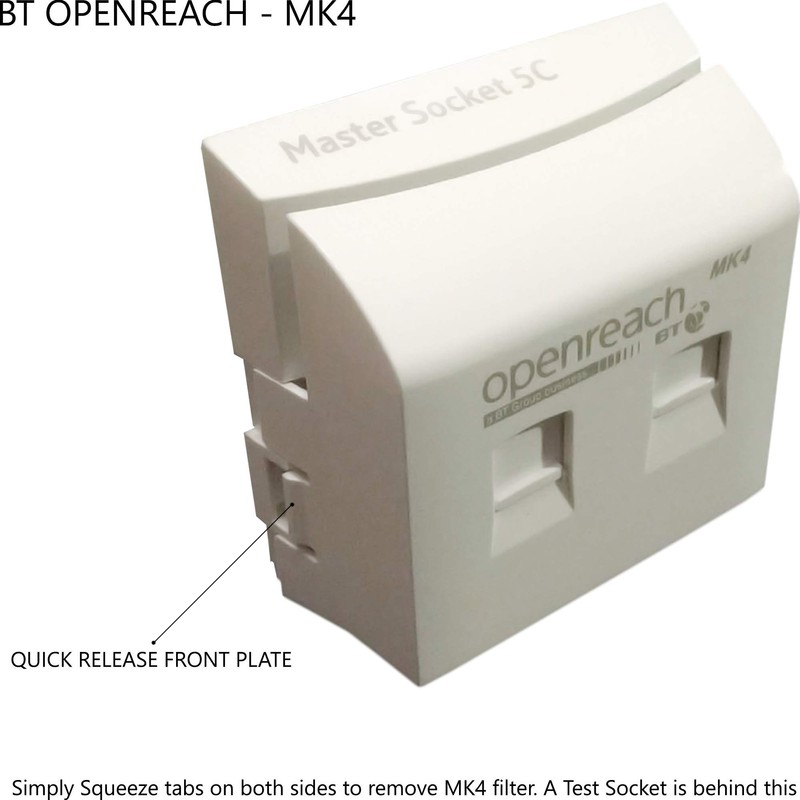 1STec BT Openreach NTE5C MK2 + Latest MK4 Tool-Less Filtered