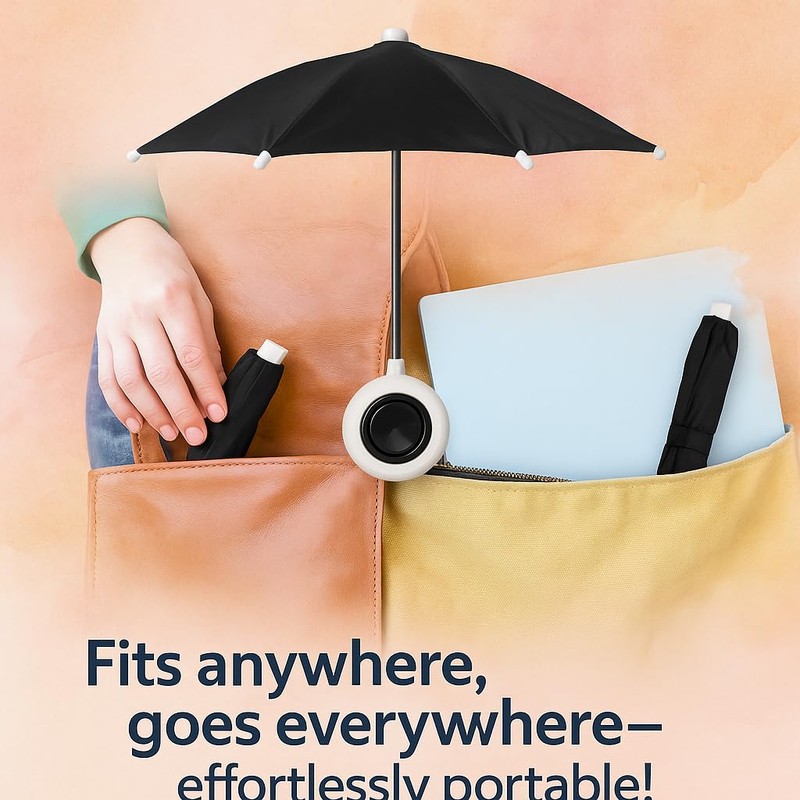 CxStarLiCU Magnetic Phone Umbrella For Sun, Umbrella for iPhone 15