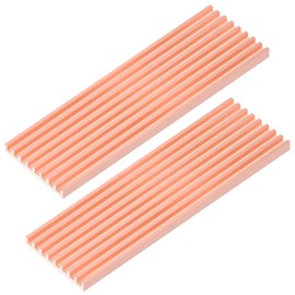 Raonlla Copper M.2 SSD Heatsink High Heat Dissipation 2280 M2 SSD Heatsink with Thermal Pad (Pack of 2)