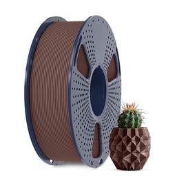 SUNLU PLA Rainbow Filament Silk PLA+ Rainbow Filament 3D Printer Filament Multicolor 3D Printer Filament for Easter, Christmas & Small Business (Smooth Color Change 8m/Color, 1kg 330m:_Cherry Wood 1KG