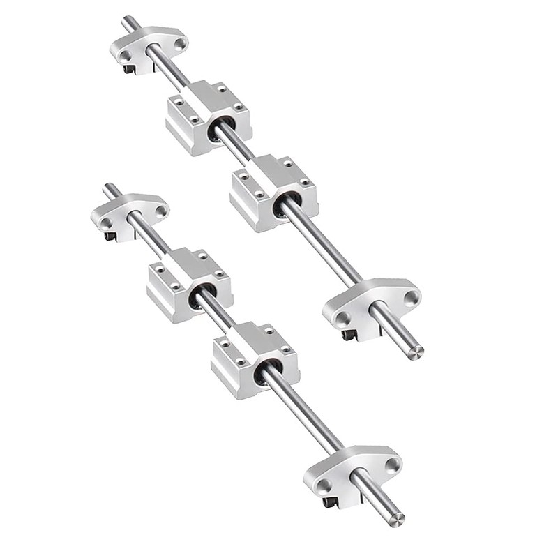 iYueMps 8mm 100-600mm Case Hardened Coated Steel for Linear Motion