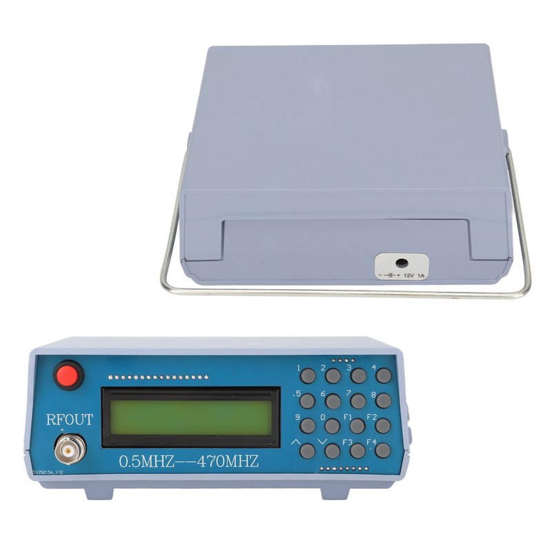 FM Radio Intercom Signal Generator 0.5M‑470MHz Frequency Meter Tester Signal