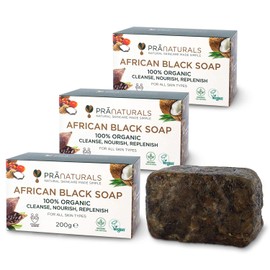 PraNaturals Organic African Black Soap