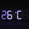 3D LED Digital Clock Dimmable Snooze Time Memory 12/24 Date