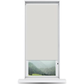 Windowpix ShadePix Blackout Roller Window Shade Custom 15 x 36 Light Stone