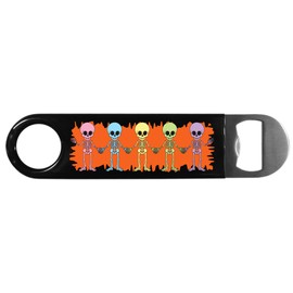Siskiyou Skeleton Buddies Long Neck Bottle Opener, One Size, Chrome