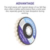 SCOTTCHEN Felt Flap Disc Abrasives 4-1/2" x 7/8" Arbor Buffing