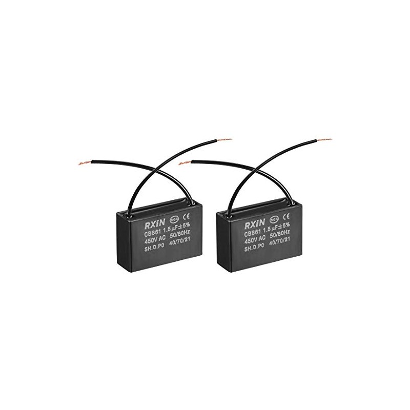 sourcing map Pack of 2 B61 Running Capacitors 450 V