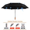 Lejorain 54inch Large Umbrella Auto Open Close with Folding Golf