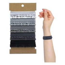 Boho Style Hair Tie, Minimalist Headwear Suitable for Thick Hair, Fashion Hairstyles¬†Hair Accessories for Party, Daily Clothing Decor:_Grey_one-size