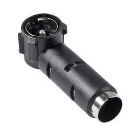 Radio Antenna Car FM Stereo Electronic Universal Booster Antenna DIN Plug Adhesive Patch Hidden Windshield Antenna with DIN Female to ISO Adapter for Vehicle Truck Stereo Receiver Head Unit HD Radio