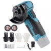 Zistel 12V Brushless Cordless Angle Grinder Set with Li-ion Battery