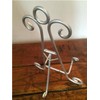 Silver Effect Iron Easel 8 inch Holder Display Artwork Picture