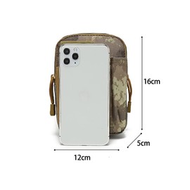 Tactical Waist Bag Utility Military Wallet Pack Belt Molle Multi Purpose Pouch for Outdoor Activities, Water-Resistant 600D Oxford Fabric