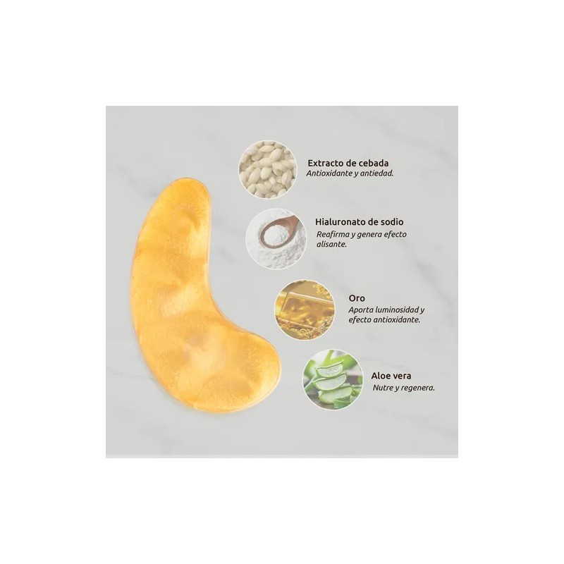 Gold Eye Patches Hidrogel Anti Edad Contorno De Ojos