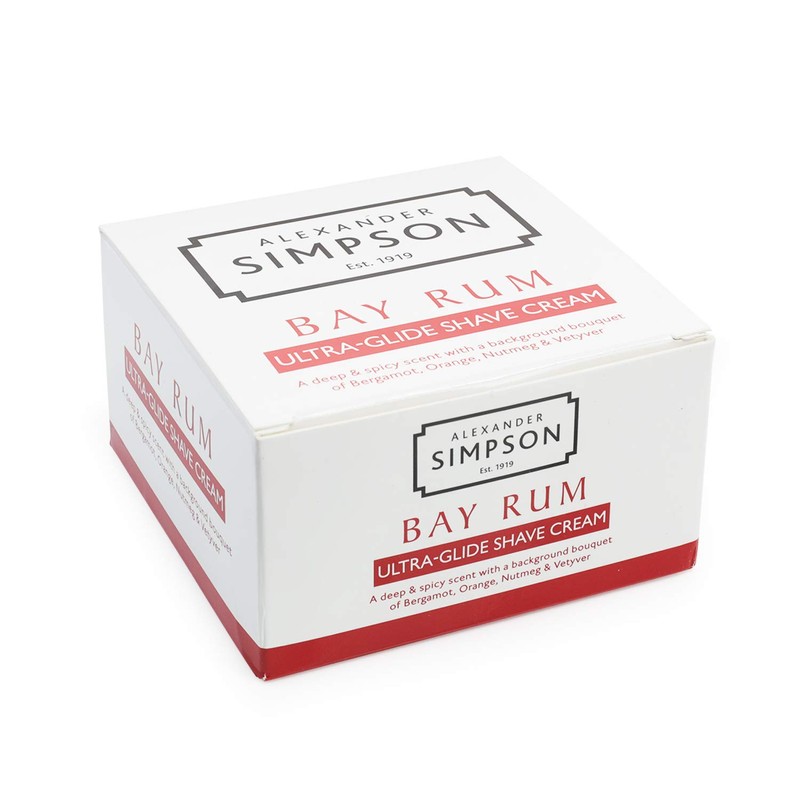 Simpsons bay rum ultra-glide shaving cream