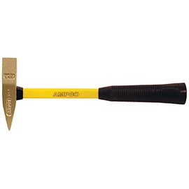 Ampco Safety Tools H-61FG Scaling Hammer, Non-Sparking, Non-Magnetic, Corrosion Resistant, 1.5 lb, 14" OAL