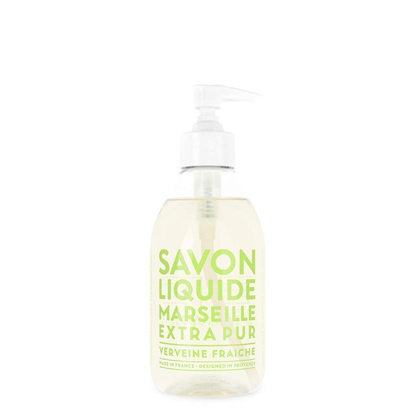 Compagnie de Provence Savon de Marseille Extra Pure Liquid Soap - Fresh Verbena - 10 Fl Oz Plastic Pump Bottle