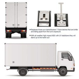 Hapivida RV Door Holder, Stainless Steel T Style Entrance Door Lock Door Lock with Retaining Part Door Lock Caravan Trailer Lock Flap Holder for RV Trailers